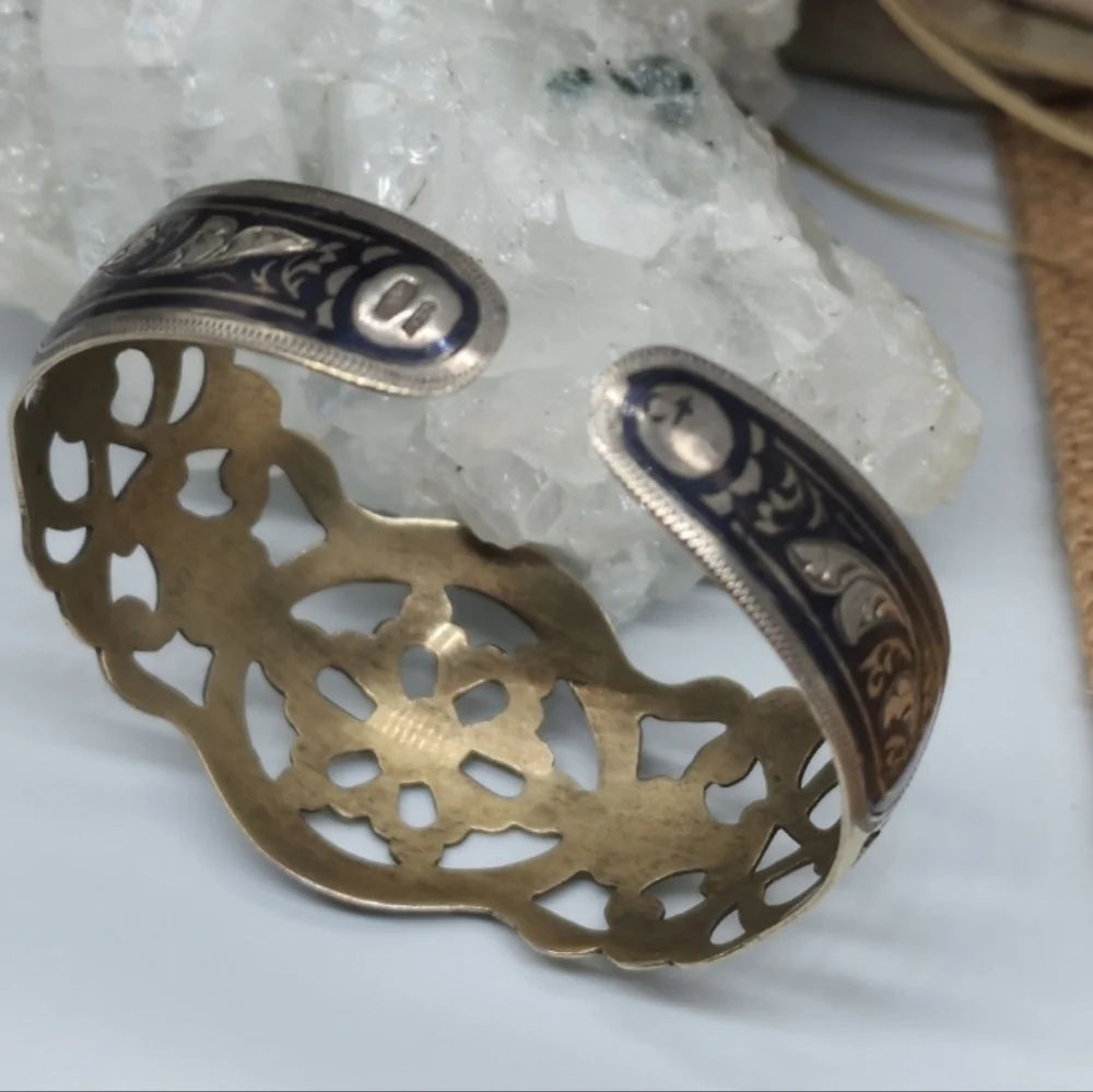 Europe Designer Silversmith Sterling Silver 925 Bracelet Diamond Cut Filigree